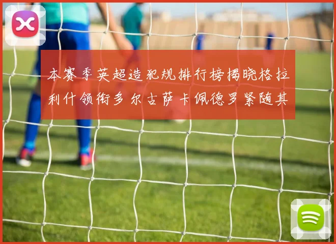 本赛季英超造犯规排行榜揭晓格拉利什领衔多尔古萨卡佩德罗紧随其后